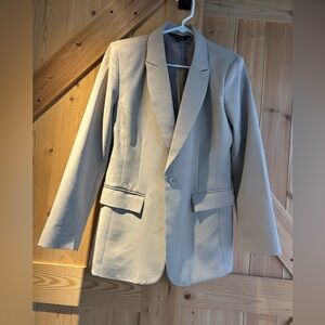 Classic Beige Women Blazer
Wear as Small oversized